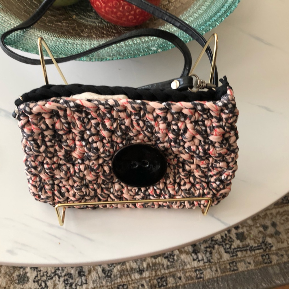 NWOT handmade crochet handbag